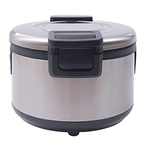 Rice Warmer 20oz, Commercial Grade Electric Rice Warmer, Rice Cooker, Rice Pot, 100 Cup 19L Heavy Duty Stainless Steel Rice Warmer, Non Stick Inner Pot