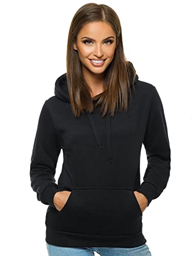OZONEE Damen Kapuzenpullover Sweatjacke Sweatshirt Farbvarianten...