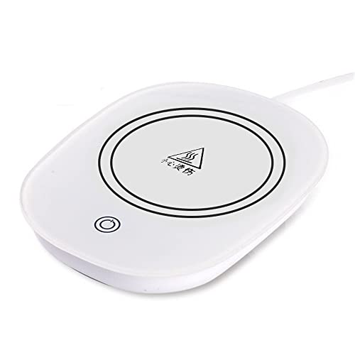 mecaponn カップウォーマー usb マグカップ 保温 55°C 重力スイッチ制御 スマートコーヒーウォーマー 保温コースタースーツ 適温 コップ保温器 水 お茶 コーヒー 牛乳 飲み物 デスク オフィス 家庭用 友達 親友プレゼント