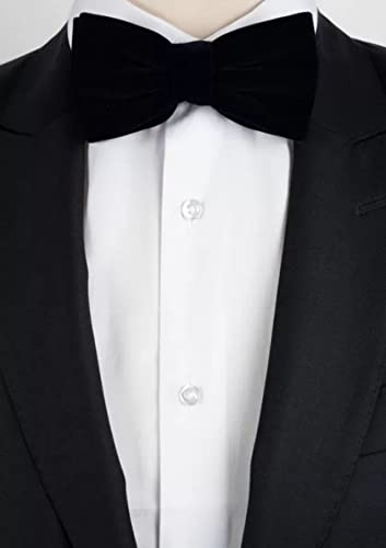 Image of Tuxedo Neck bow tie for Infants,Kids,Toddlers, Boys,Men - Hand sewn & Handcrafted