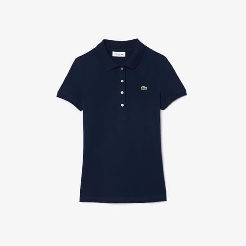 Image of Lacoste Women's Solid Slim Fit Polos