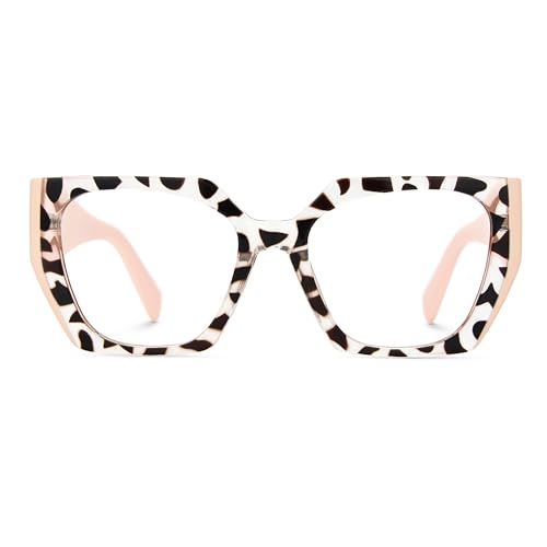 Zeelool Vintage Geometric Blue Light Blocking Glasses for Women Sileidy ZJGP909372-14 Brown