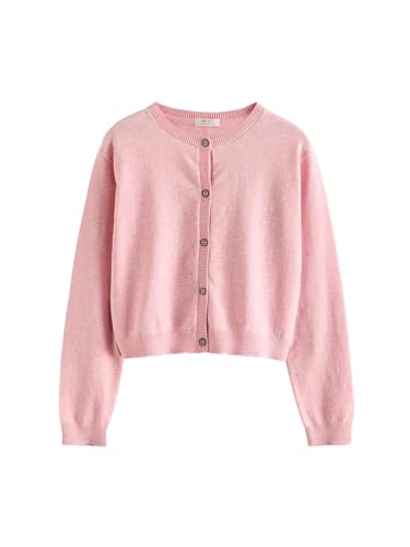 NEXT Strickjacke mit Knöpfen Rosa 11 Jahre