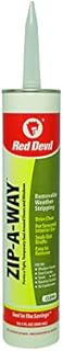Red Devil 0606 Zip-A-Way Removable Sealant, 1-Pack, Clear