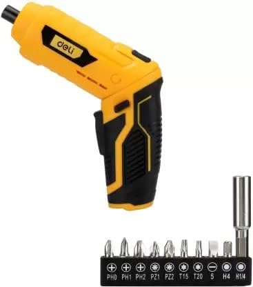 VTH DELI Lithium -ion Cordless Screwdriver DL-DP04-E2B1 Combination Screwdriver Set (Pack of 1)