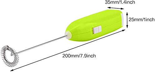 MMIAOO Milchaufschäumer, Handschaum-Mixer – Edelstahl Milchaufschäumer, Schaum-Mixer, elektrischer Rührer, Getränke… – Bild 3