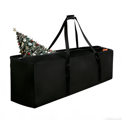 INFANZIA 47 Inch Zipper Travel Duffel Gym Sports Luggage Bag, Water Resistant Oversize, Black