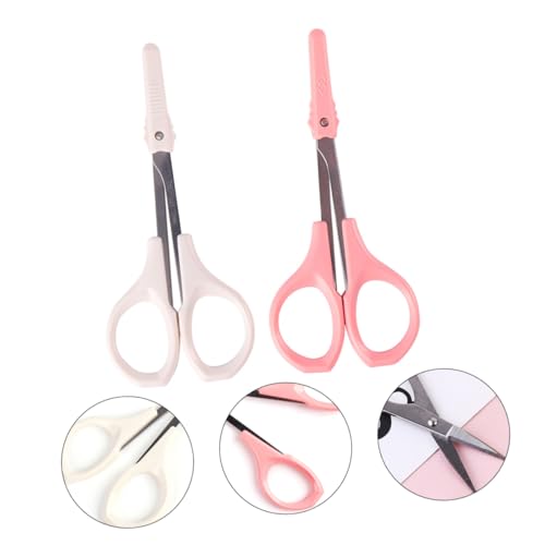 Gogogmee Stainless Steel Beauty Scissors Eyebrow Eyelash Trimmer Precision Grooming Scissors