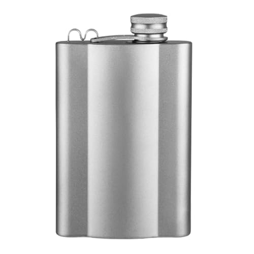 Metal Liquor Container Leak Proof 180ml Capacity Pocket Hip Flask Sport Drinking Bottle For Hiking Backpacking
