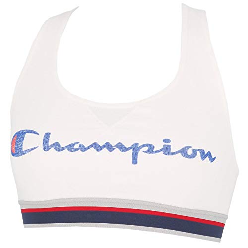 Champion Damen The Authentic Bra Sport-BH, Weiß (Blanc 0rl), Medium