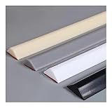 Shower Tray Sealing Strip 39 Inch Collapsible Shower Threshold Water Dam Barrier, Shower Threshold Water Dam Bendable Waterproof Seal Strip For Bathroom And Kitchen (Color : Black, Style : 3m/118 in