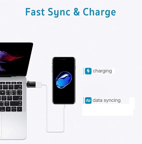 Image of OTG Type C, USB to Type C, Type C to USB Connector Compatible with All Type C Devices (Multicolor)