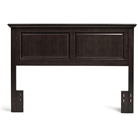 Glenwillow Home Arcadia Panel Headboard in Espresso - Full/Queen - Full/Queen Size Cover