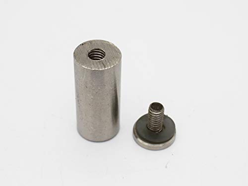Image of RAB Glass Studs Stainless Steel Mount Stand for Glass /Acrylic Sheet (Code:-Sturd Xolo (22mm), Finish:- Matt, Size:- 1 x 2 inch)