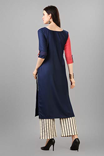 Image of EthnicJunction Women's Cotton Rayon Regular Kurta