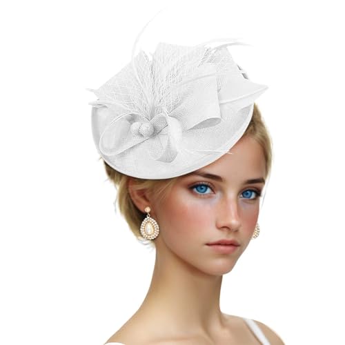 Generisch Fedora Sombrero de paja para hombre y mujer, plegable, sombrero de ala corta enrollable, sombrero panamá para verano, playa, Blanco n.º 4., talla única
