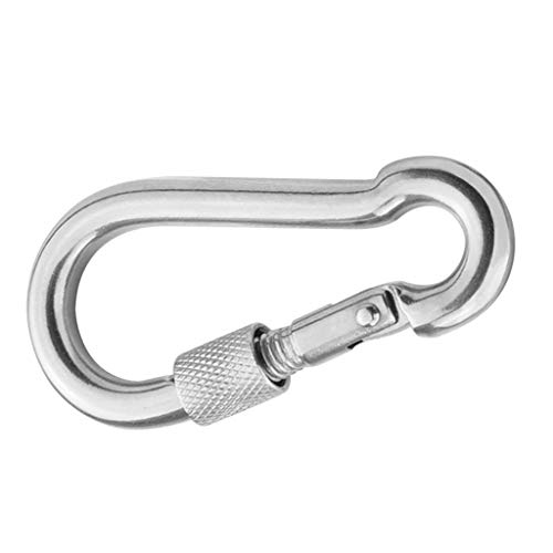 Tongina Mosquetão De Bloqueio De Rede Hammock Hanging Buckle Keychain Camping Hiking Swing