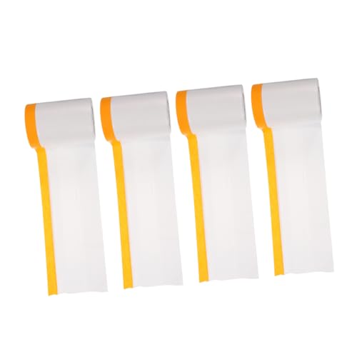 jojofuny 4 Rolls Paint Protection Film High Precision Adhesion for Automotive and Furniture Projects Sturdy Masking No Residue for Paint Splashes and Renovations