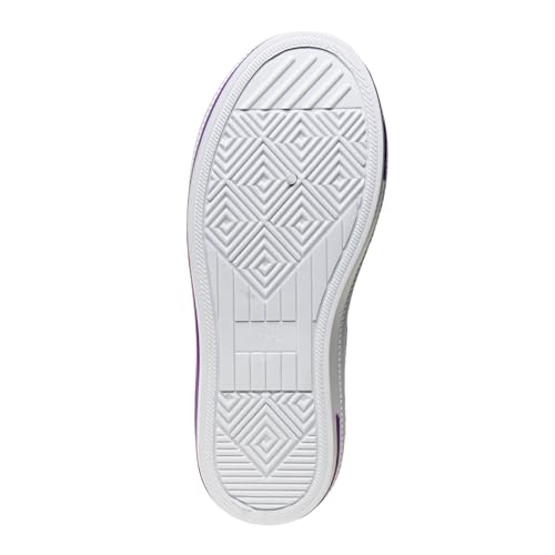 Josmo Girls Casual Fashion Sneakers - Laceup Tiedye Design Canvas Shoes (Little Kid - Big Kid)4