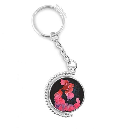 Porte-clés rotatif cyprinoid multicolore pour ne plus jamais perdre votre trousseau