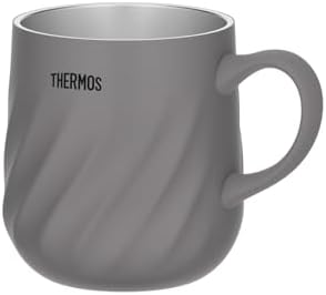 Thermos JTD-350 DGY Vacuum Insulated Mug, 12.8 fl oz (350 ml), Dark Gray, Dishwasher Safe, Hot and Cold