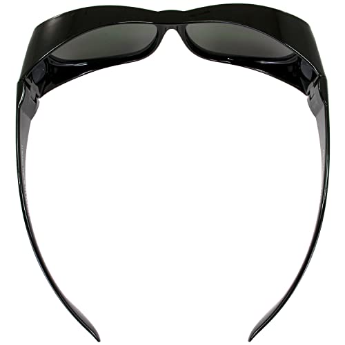 Global Vision Eyewear Fanfare 2 Sunglasses, Smoke Lens, Fits Over Glasses4