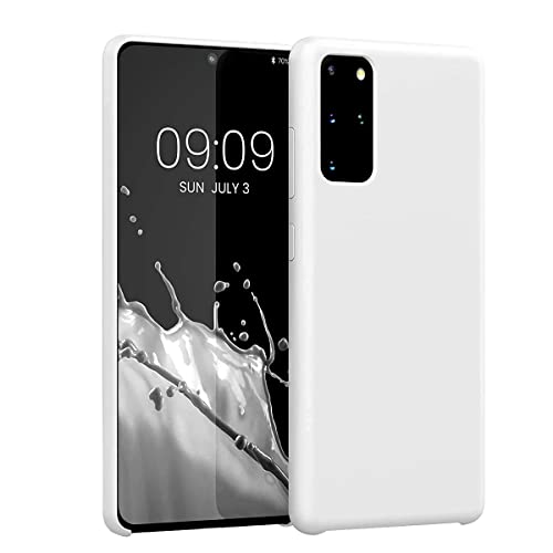 Image of LIRAMARK Liquid Silicone Soft Back Cover Case for Samsung Galaxy S20 Plus / S20 Plus 5G (White)