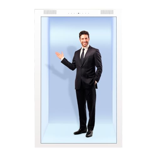 Image of 86-inch Smart Holographic Cabin Display, LCD Transparent Showcase /3D Holography Box, 3860x2160 UHD 120Hz, 10-Point Touch, USB /HDMI