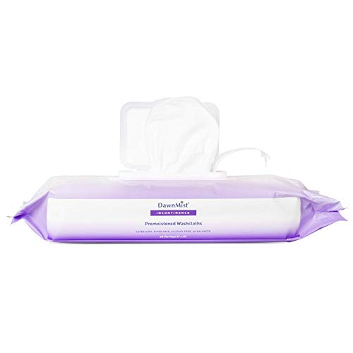 Dukal - AW4750 Dawn Mist Pre-Moistened Adult Wash Cloth, Non-Sterile, Soft Pack, Flip Top Lid, 9" W x 13" L (64 Packs of 8) (Pack of 512) image 4