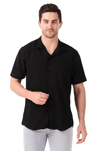 Image of Patrinus Pure Linen Mandarin Collar Full Sleeve Shirt