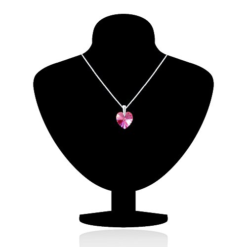 Swarovski Pink Heart Pendant for Valentine's Day