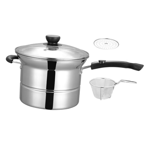 Milisten Spagettitopf Aus Edelstahl Mit Sieb Und Korb Für Suppentopf Nudeltopf Edelstahl-dampfgarer Kochtöpfe Frittierpfanne Mit Korb Und Deckel Milisten Spagettitopf Aus Edelstahl Mit Sieb Und Korb Für Suppentopf Nudeltopf Edelstahl-dampfgarer Kochtöpfe Frittierpfanne Mit Korb Und Deckel
