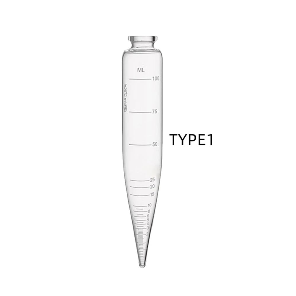 Tube à centrifuger conique en verre de 100 ml, verrerie laboratoire Équipements de laboratoire