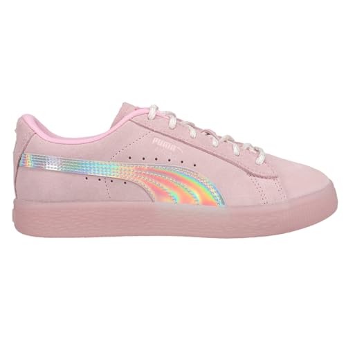 PUMA Toddler Girls Laugh Out Loud! X Suede Kitty Queen Lace Up Sneakers Shoes Casual - Pink - Size 2 M