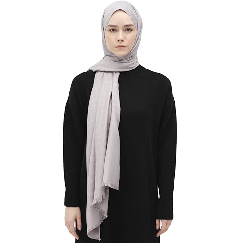 Hijab Scarf for Women, Houndstooth Pattern Elegant Modest Fashion, Premium Soft, Versatile Headscarf Shawl for Women, Luxury, Viscose & Acrylic Blend, 78