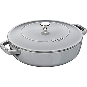 STAUB Cast Iron Chistera, Graphite-Grey, 28 cm