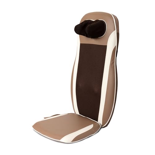 Image of Arg Arogya Neck And Back Massager /Back Massager /Rolling Vibration /Heating Shiatsu Full-Back Pain Relief 2D Kneading Massager, Therapy Acupoint