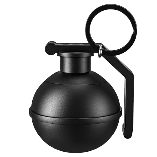 Tactical pill holder with keychain