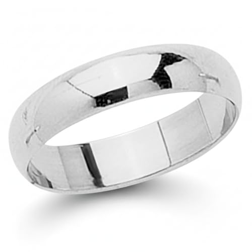 Bijouxenvogue Alliance Or Blanc Largeur 4.5mm Taille 63 Personnalisable