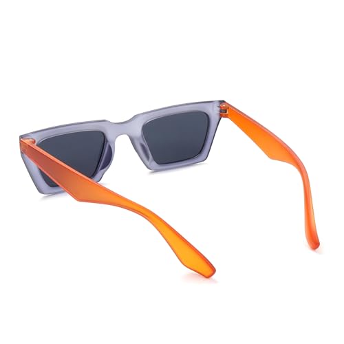 Image of ARICKS Vintage Square Cat Eye Sunglasses Women Retro Trendy Sunglasses