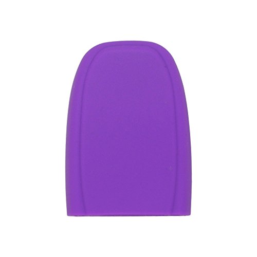 BROVACS Silicone Cover Protector Case Holder Skin Jacket Compatible with AUDI 3 Button Smart Remote Key Fob CV9821 Purple - Image 3