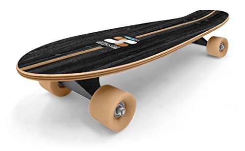 Skateboard Cruiser 27,5 x 8 SKIDS Control Oxygen, 70CM X 20CM, Blue-Black-Wood