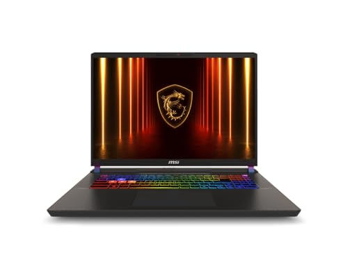 Image of msi Vector 16 inch 144Hz 1920x1200 IPS Gaming Laptop, 20-Core Intel Ultra 7 255HX,NVIDIA GeForce RTX 5070 Ti 12GB GDDR7, 32GB DDR5, 2TB SSD, TB4 Wi-Fi 6E 24-Zone RGB Backlit KB Win11 Home w /ONT 32GB USB