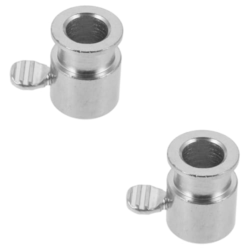 FONDOTIN 2pcs Accessory for Grill Wind up Iron Grilling Rod Bolt Replacement Part Grilling Rod Fixator