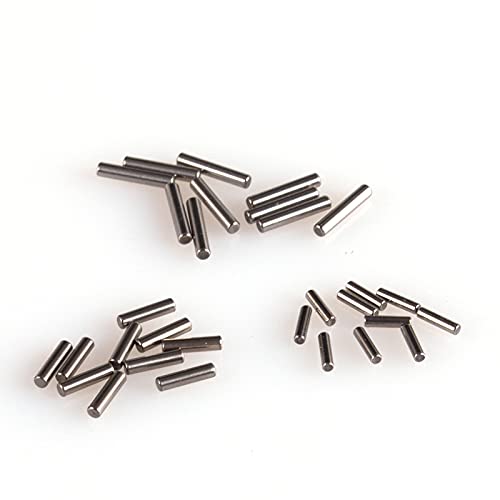 LCRACING RC Car L6202 Pin Set 0.06 x 0.3 inches (1.5 x 8 mm), 0.06 x 0.2 inches (1.5 x 6 mm), Pack of 10 Each