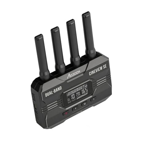 Image of Accsoon CineEye Video Transmitter, 5G Wireless Live Transmission to 4 Devices, 1080p WiFi HDMI, 100 Meter Range, Supports Android & iOS, RGB, 3D LUT Loading, Incredibly Low Latency - Grey (CineEye)