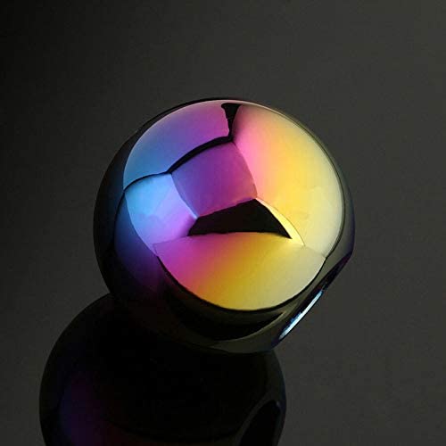 STORE99® Neo Chrome Manual Round Shift Knob Universal Fit for Honda Fit for Mazda Fit for for NISSAN Fit for TOYOTA shift lever