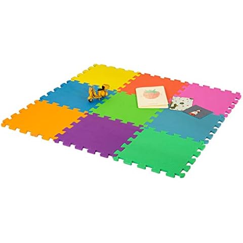 DIVCHI Colourful Foam Play Mat 9 Pack Cover