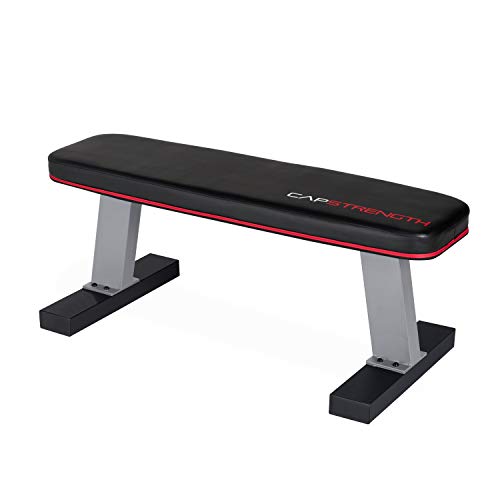 CAP Barbell Flat Utility Bench, Black/Gray by CAP Barbell - Used condition - US$49.97