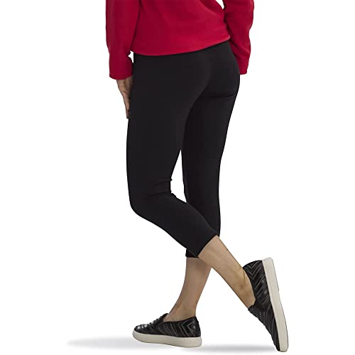 No Nonsense Women's Cotton Capri Legging with Wide Waistband2